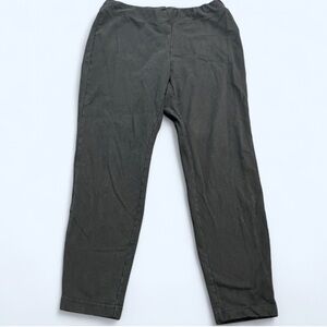 J Jill Women’s Size Large Black stretchy comfy pull-on pants.